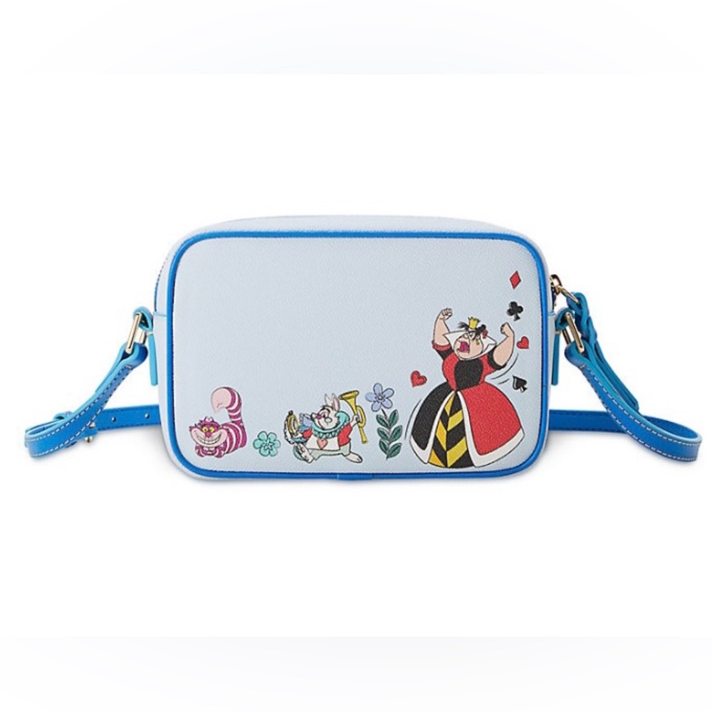 DISNEY ALICE IN WONDERLAND DOONEY & BOURKE CROSSBODY CAMERA BAG 2024 NWT - Picture 2 of 7